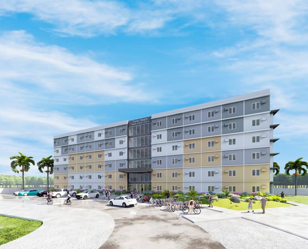 Twin Hearts Residences Bldg 2 Perspective
