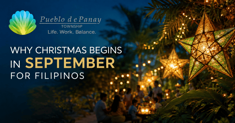 Filipino families celebrating the Ber months at Pueblo de Panay in Roxas City