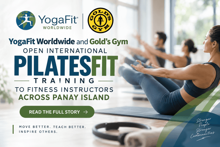 YogaFit Worldwide and Gold’s Gym PilatesFit training for fitness instructors across Panay Island